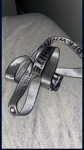 Off white industrial belt - off-white, slip